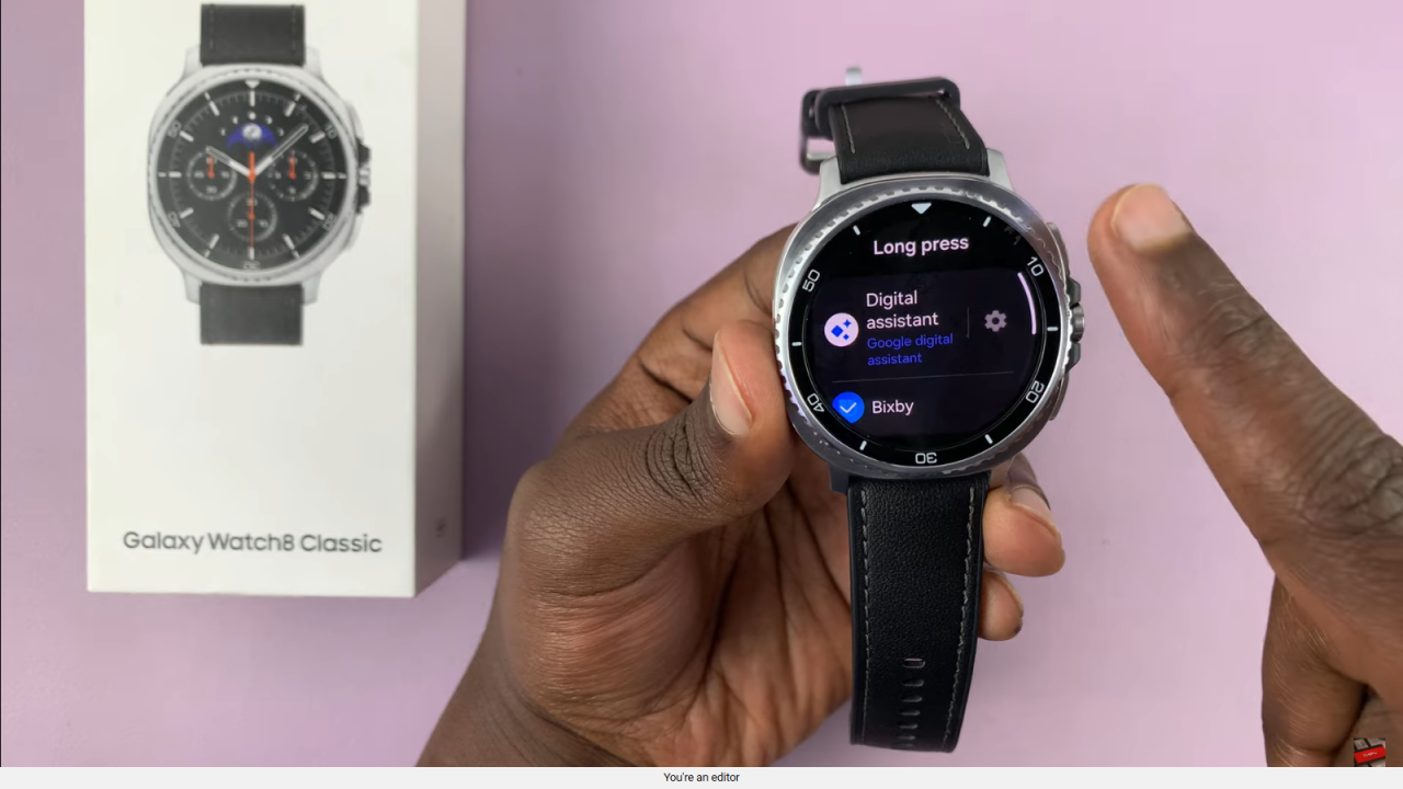 Change Default AI Assistant On Samsung Galaxy Watch 8 Classic