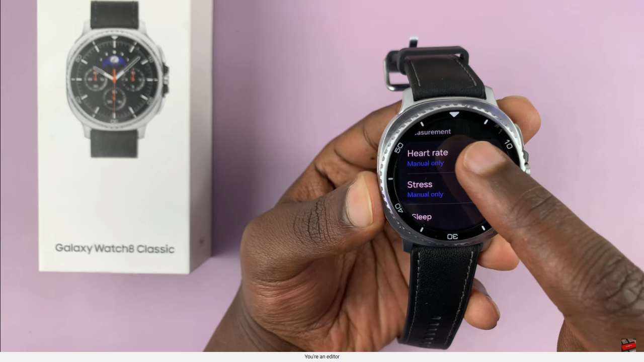  Enable Automatic Heart Rate Monitoring On Samsung Galaxy Watch 8 Classic