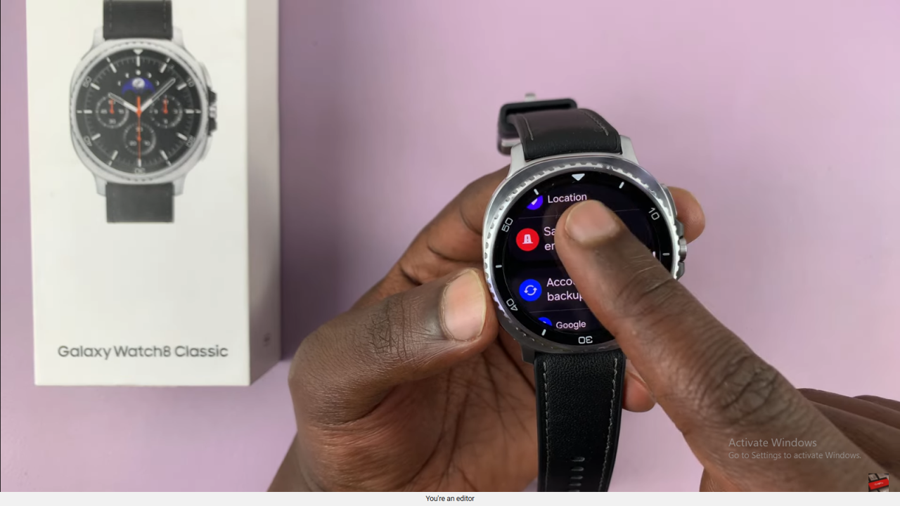 Disable Hard Fall Detection On Samsung Galaxy Watch 8 Classic