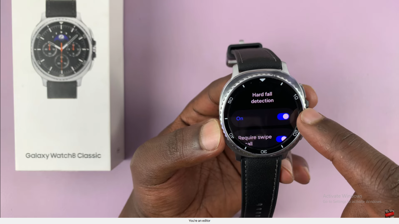 Disable Hard Fall Detection On Samsung Galaxy Watch 8 Classic