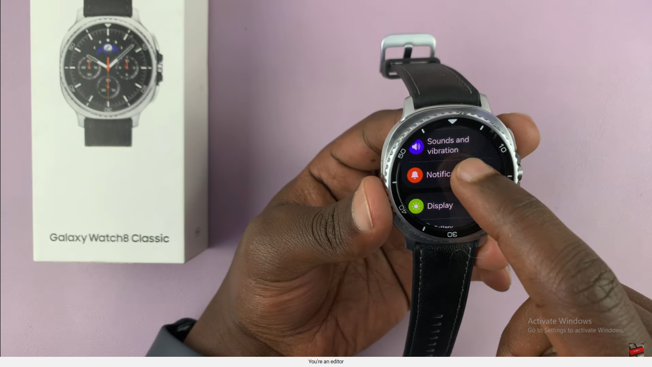 Disable Phone Notifications On Samsung Galaxy Watch 8 Classic