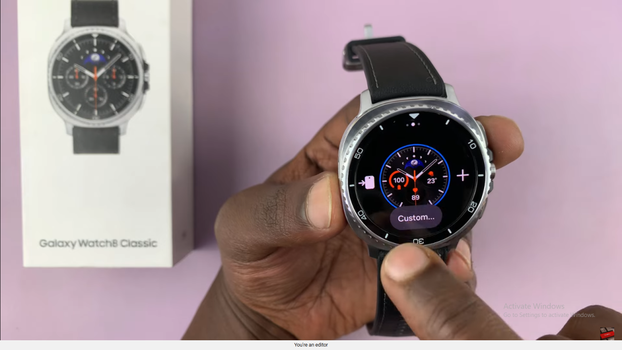 Add Steps Counter On Samsung Galaxy Watch 8 Classic