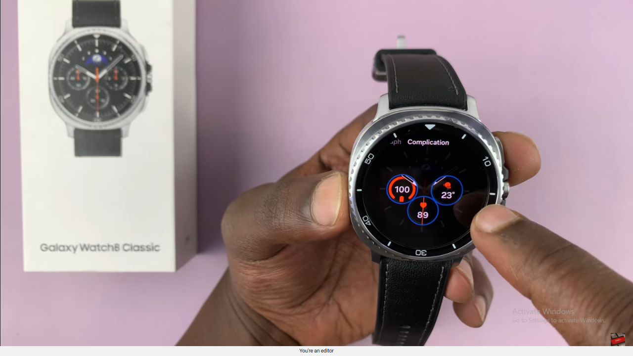 Add Steps Counter On Samsung Galaxy Watch 8 Classic