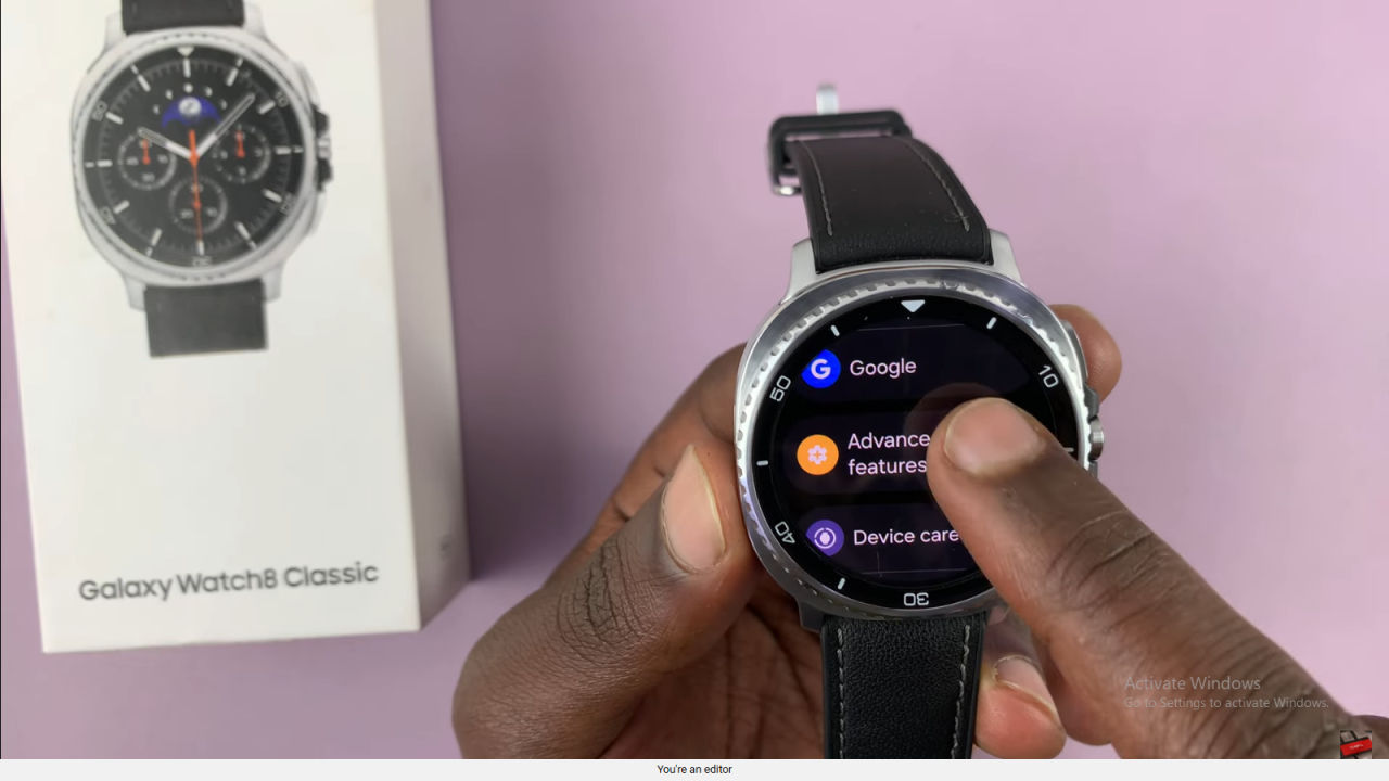 Enable Disconnection Alerts On Samsung Galaxy Watch 8 Classic