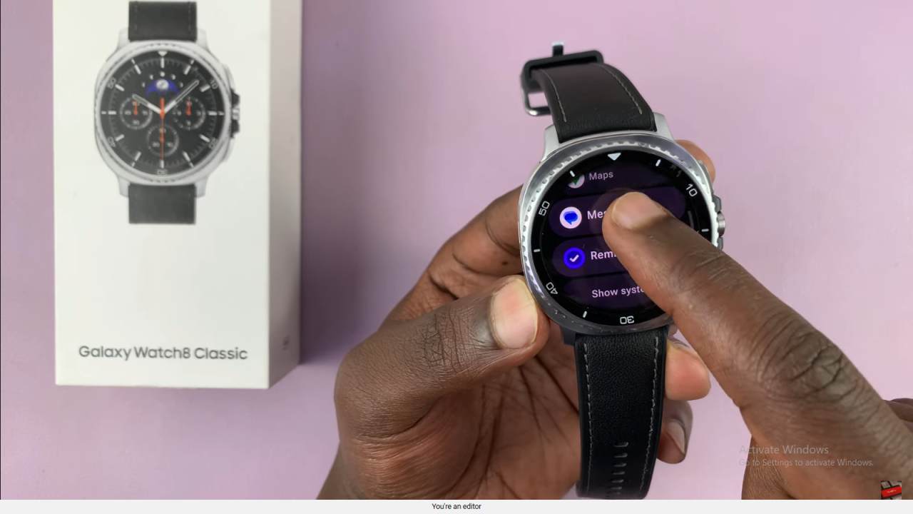 Turn ON Location On Samsung Galaxy Watch 8 Classic