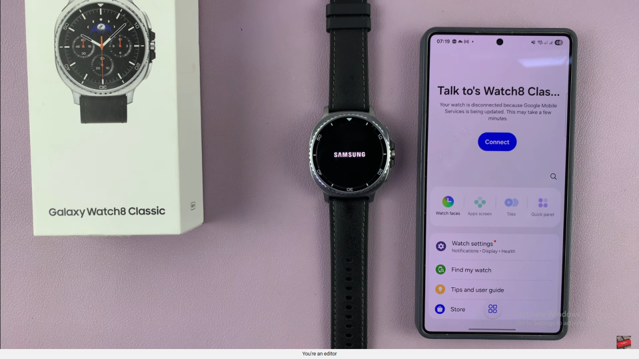 Update Samsung Galaxy Watch 8 Classic
