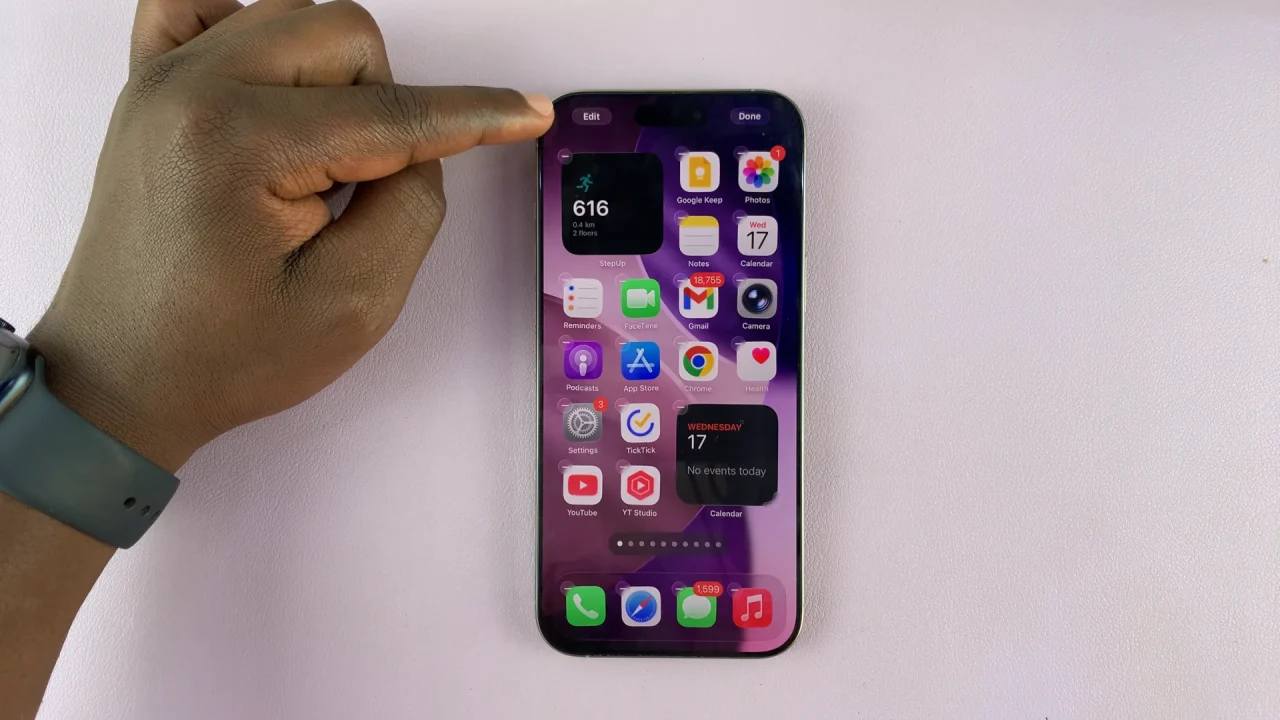 Edit Home Screen On iPhone