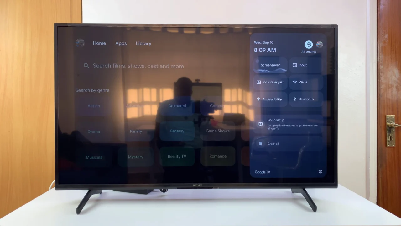 Settings On Sony Smart TV