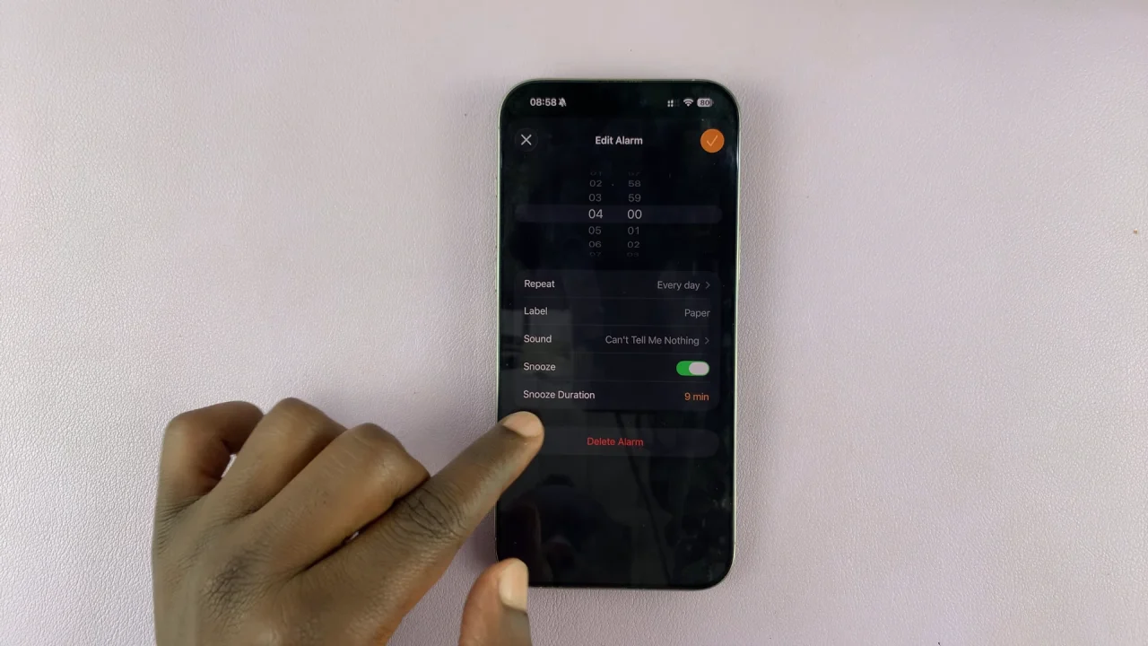 How To Adjust Alarm Snooze Duration On iOS 26