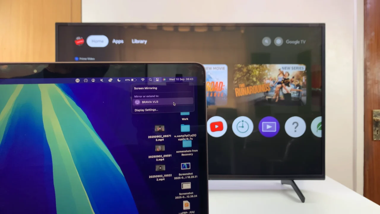 How To Wirelessly Screen Mirror MacBook To Sony Smart TV