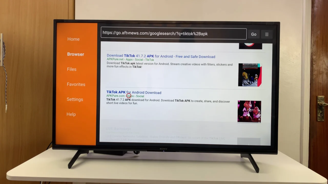Install TikTok On Sony Smart TV