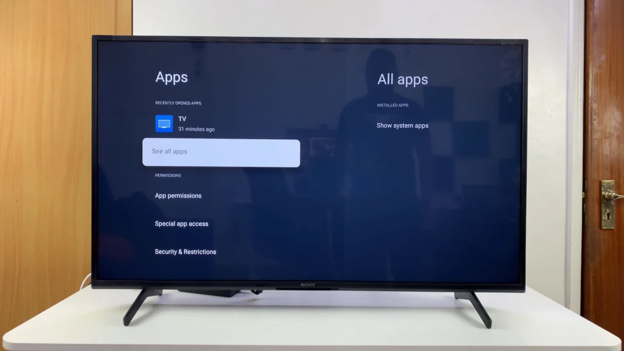 How To See All Apps On Sony Smart TV