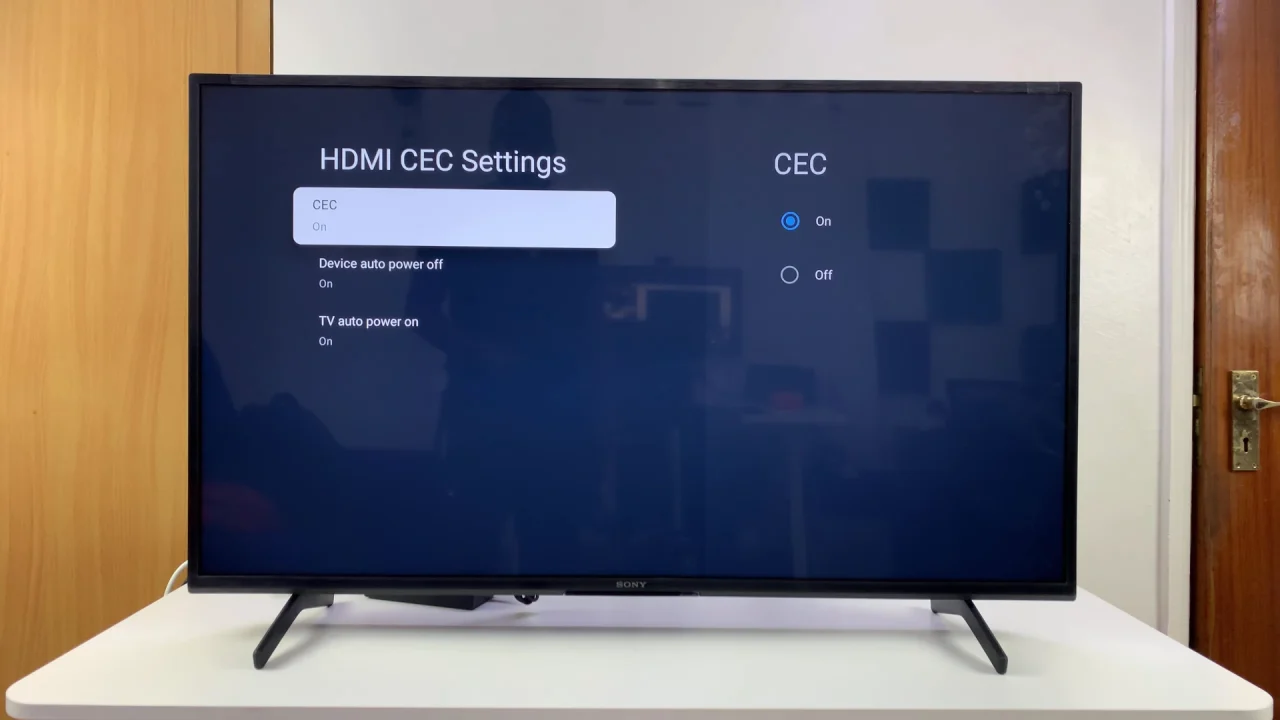 Set Up HDMI-CEC On Sony Smart TV