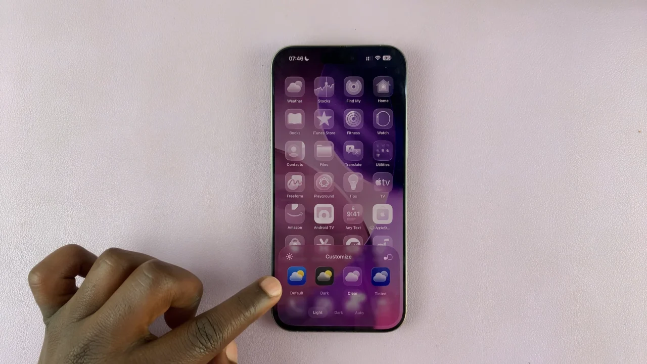 How To Revert To Default Icons Style On iOS 26
