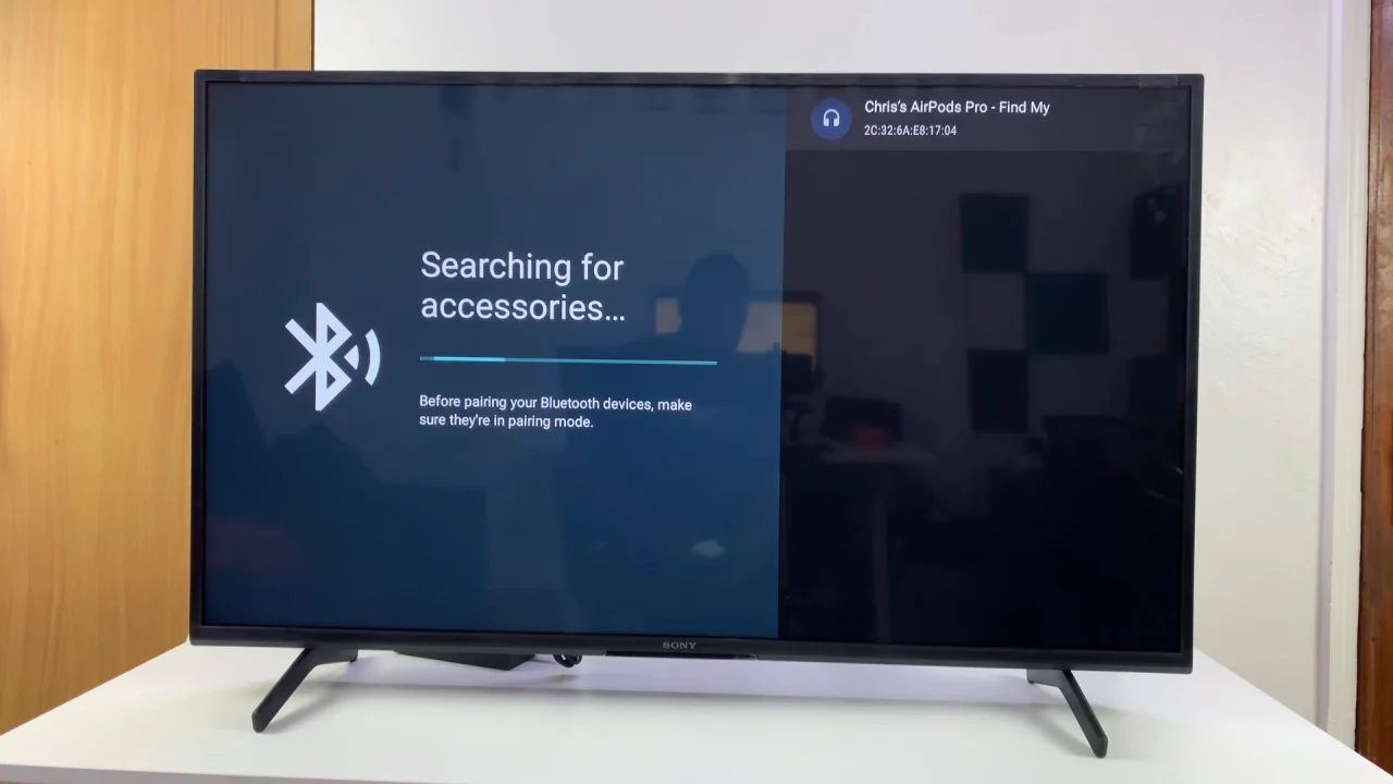 Pair & Connect AirPods To Sony Smart TV