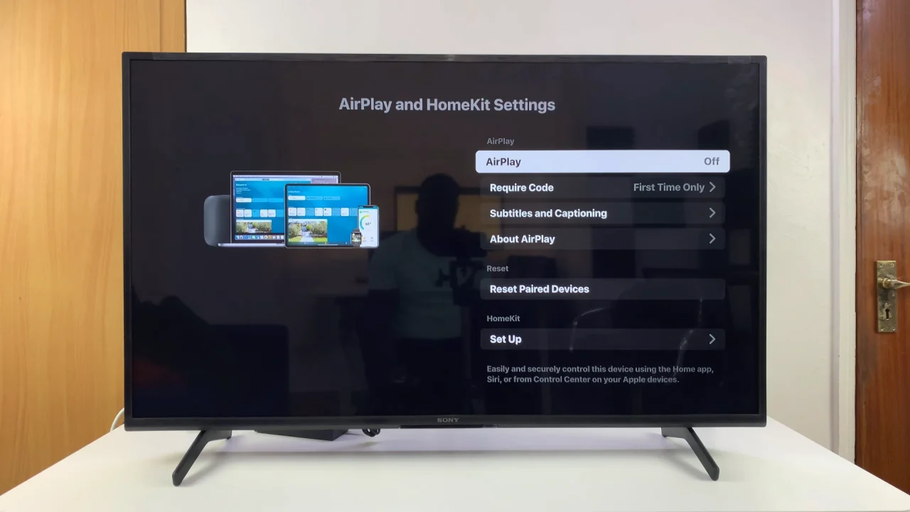 Turn OFF Apple Airplay On Sony Smart TV