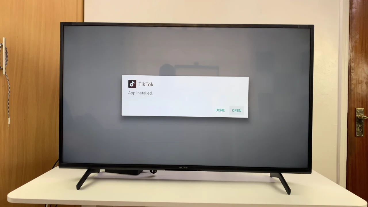 TikTok On Sony Smart TV