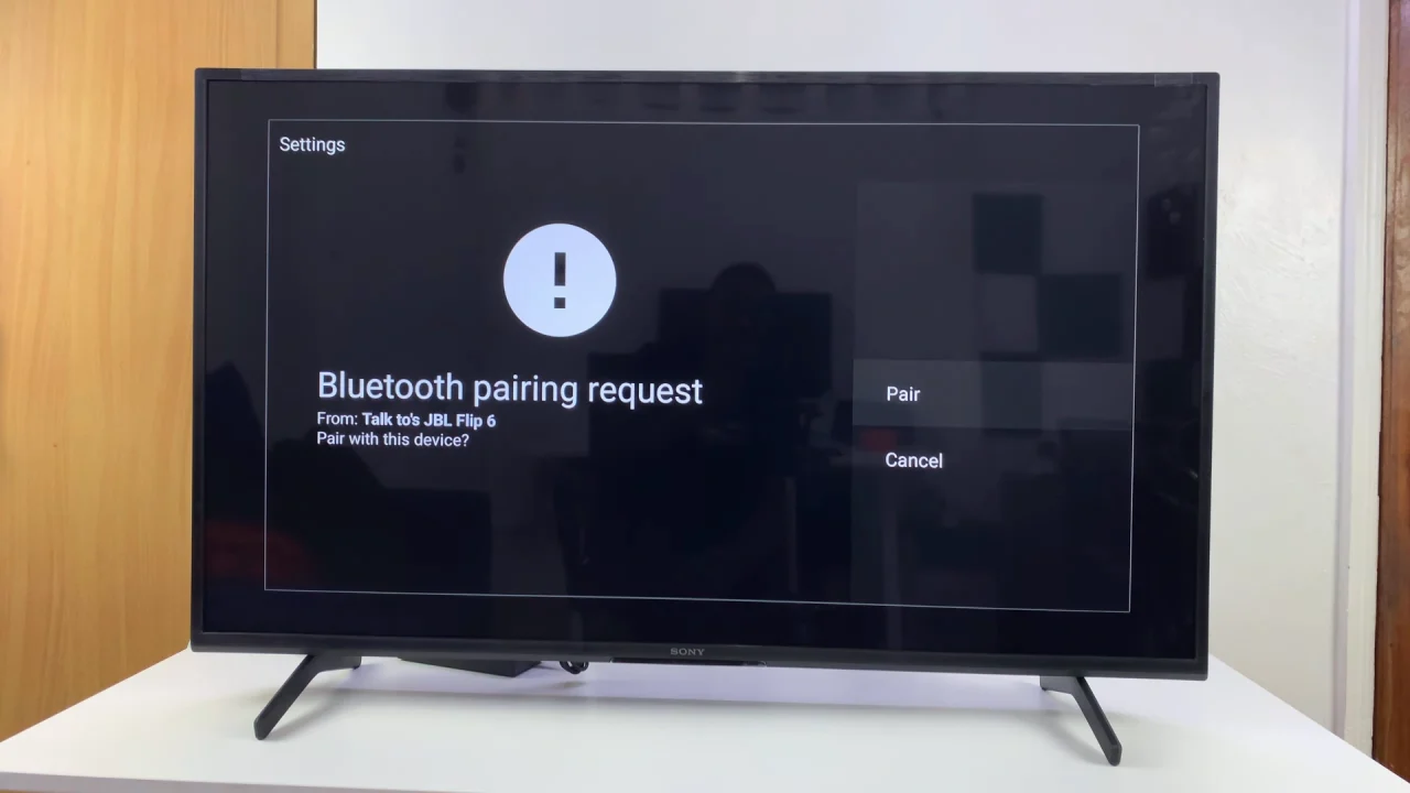 How To Pair Bluetooth Speaker To Sony Smart TV