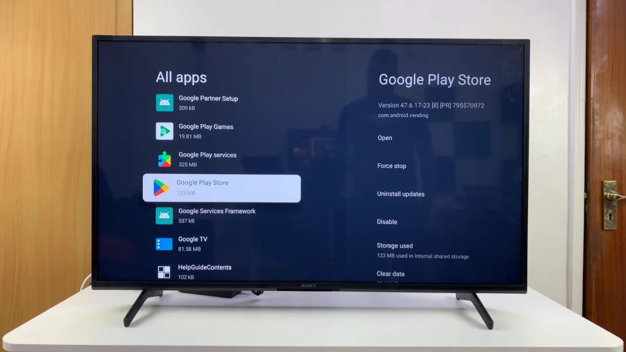 How To Open Google Play Store On Sony Smart TV