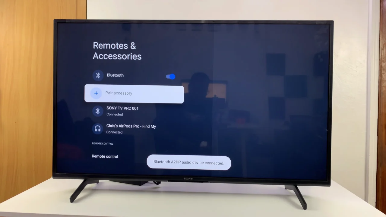 How To Connect AirPods To Sony Smart TV