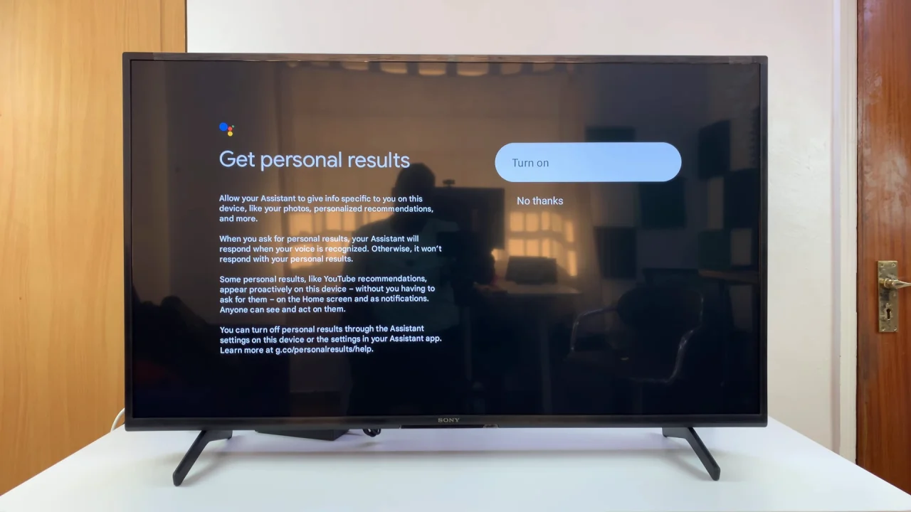 Turn ON Google Assistant On Sony Bravia TV