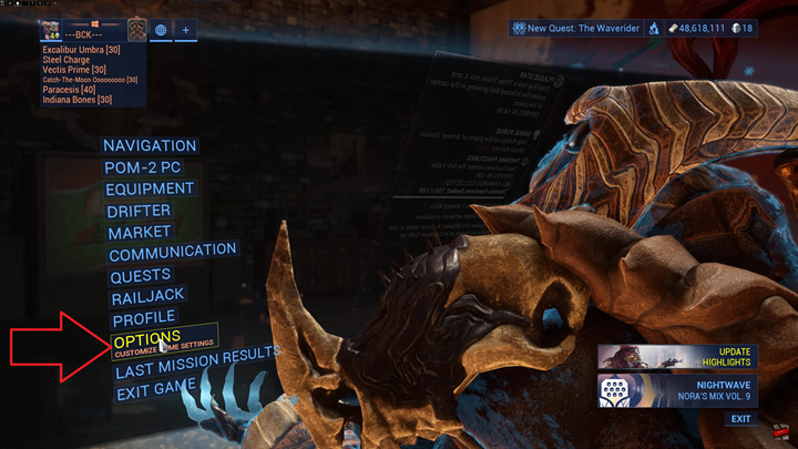 Enable Controller Aim Assist In Warframe
