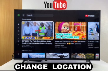 How To Change YouTube Location On Smart TV