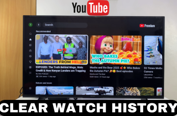 How To Clear YouTube History On Smart TV
