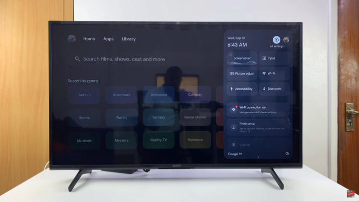 How To Connect Sony Smart TV To Wifi Network