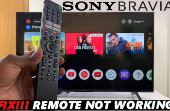 How To FIX Sony Smart TV Remote Not Working