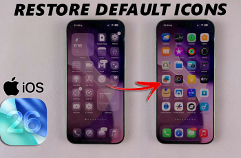 How To Revert To Default Icons Style On iOS 26