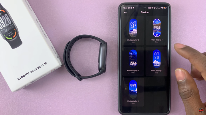 How To Set Custom Photo As Watch Face On Xiaomi Smart Band 10