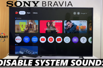 How To Turn OFF System Sounds On Sony Smart TV