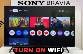 How To Turn OFF Wifi On Sony Smart TV How To Turn OFF Wifi On Sony Smart TV