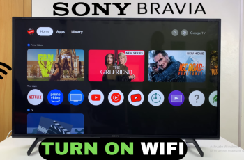 How To Turn ON Wifi On Sony Smart TV How To Turn ON Wifi On Sony Smart TV