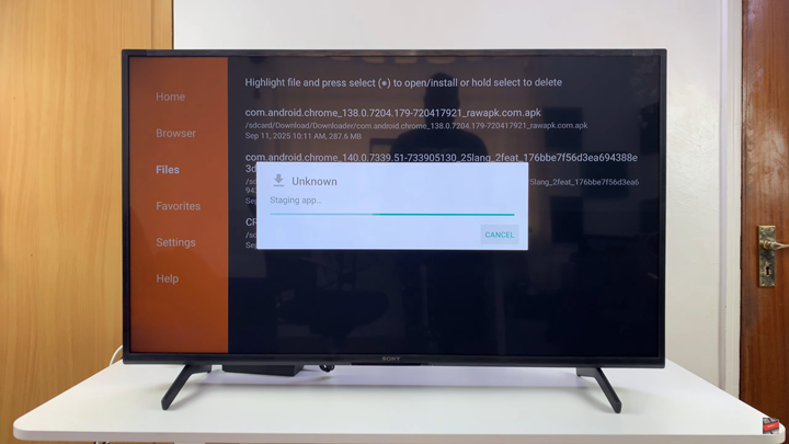 How To Update APK Files On Sony Smart TV