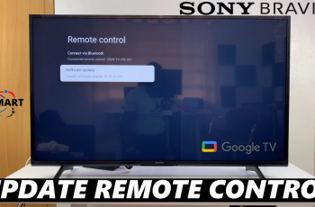 How To Update Remote On Sony Smart TV How To Update Remote On Sony Smart TV