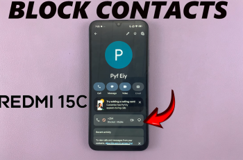 How To Block Contacts On Redmi 15C How To Block Contacts On Redmi 15C