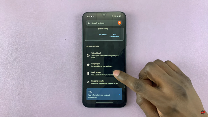 How To Enable & Use Google Assistant On The Lock Screen On Redmi 15C