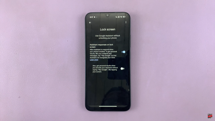 How To Enable & Use Google Assistant On The Lock Screen On Redmi 15C