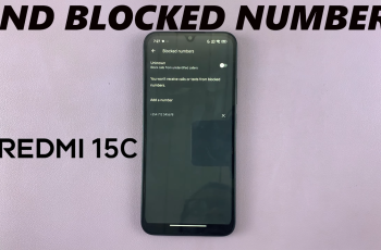 How To Find Blocked Numbers On Redmi 15C