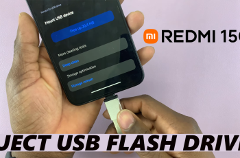 How To Safely Remove USB Flash Drive From Redmi 15C