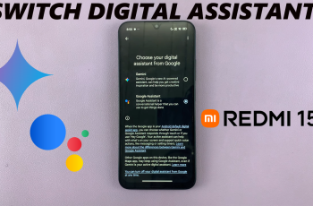 How To Switch Between Digital Assistants On Redmi 15C
