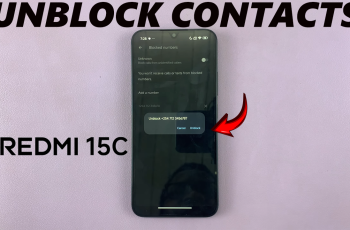 How To Unblock Contact On Redmi 15C