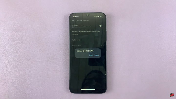 How To Unblock Contact On Redmi 15C