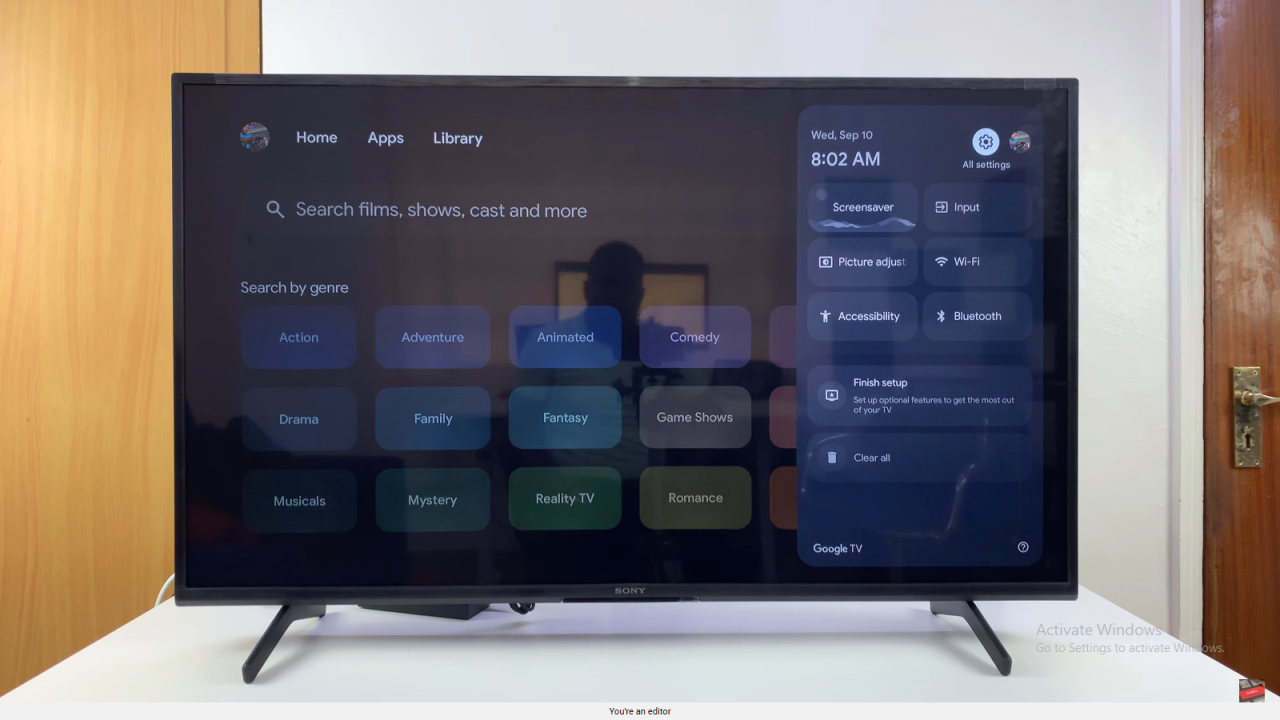 Turn ON Airplay On Sony Smart TV