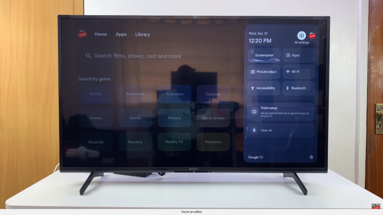 Unpair Sony Smart TV Remote From TV