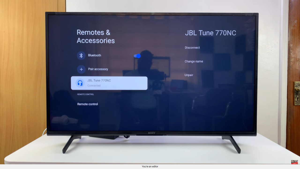 Unpair Bluetooth Headphones From Sony Smart TV
