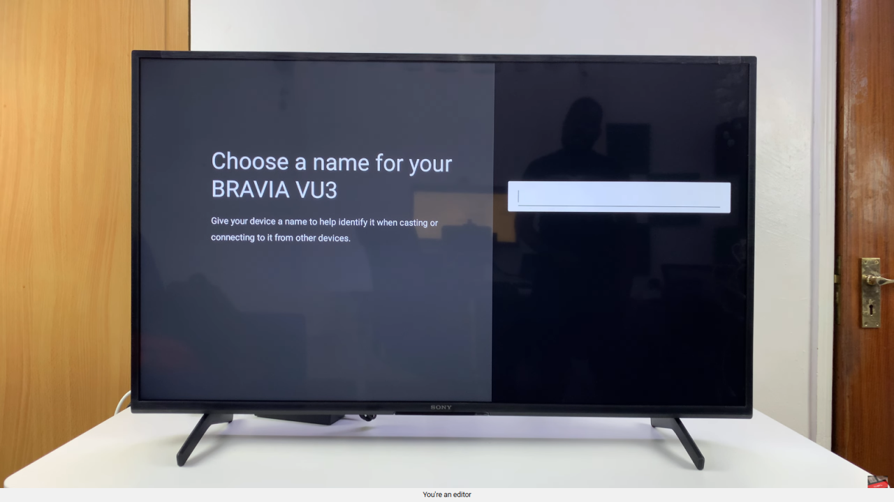 Rename Sony Smart TV