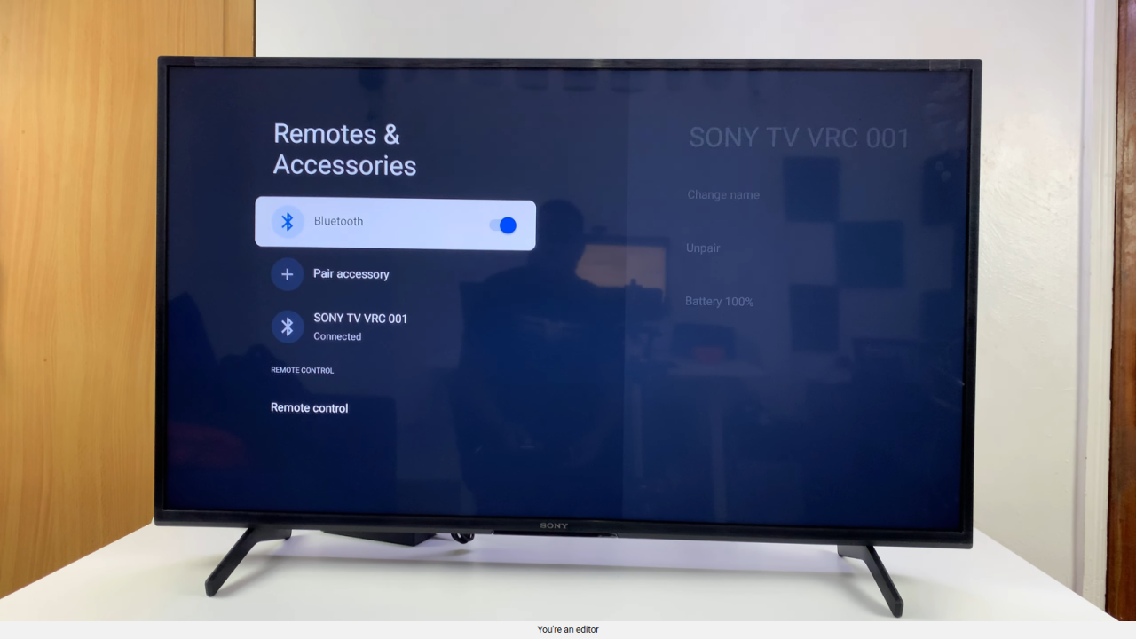 Check Battery Percentage On Sony Smart TV